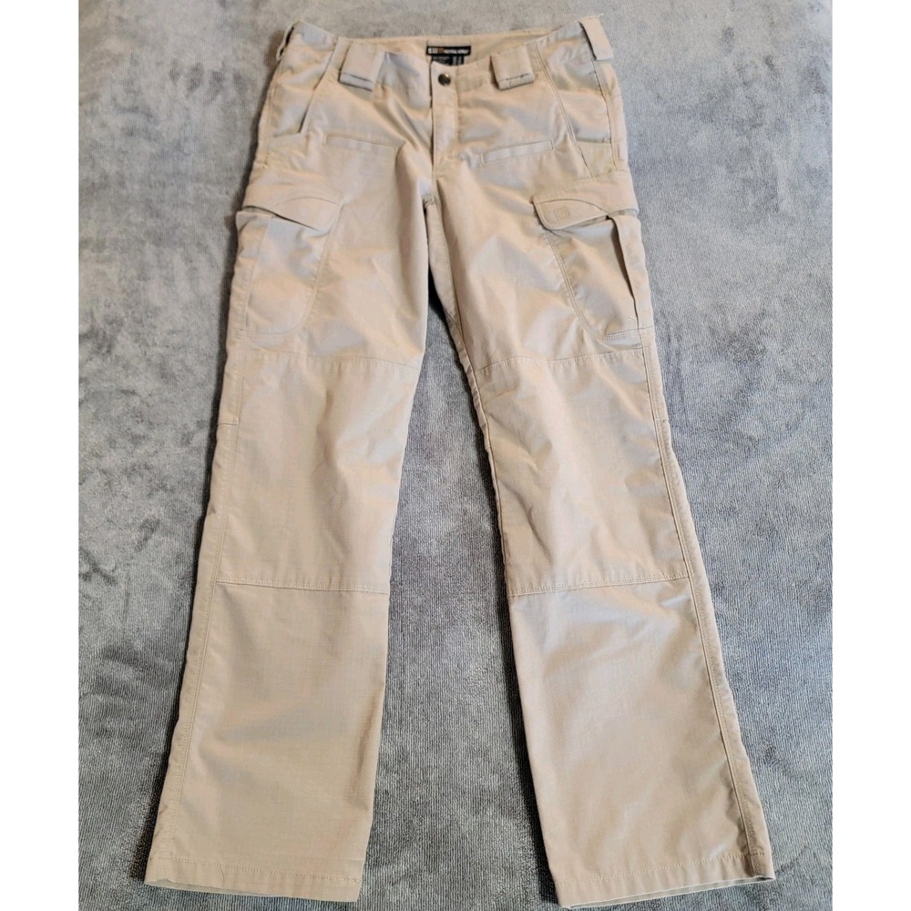 5.11 Tactical Icon Ripstop Women's Khaki Cargo Pants Size 6. Regular Fit